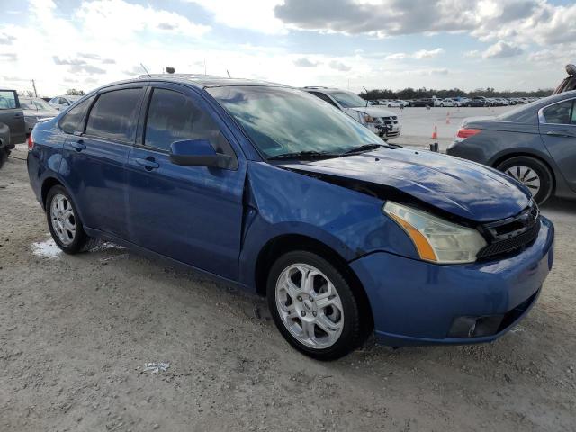 1FAHP36N29W189768 - 2009 FORD FOCUS SES BLUE photo 4