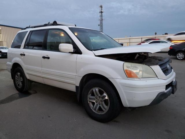 2HKYF18584H562048 - 2004 HONDA PILOT EXL WHITE photo 4