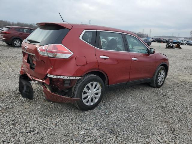 KNMAT2MT5FP565131 - 2015 NISSAN ROGUE S RED photo 3