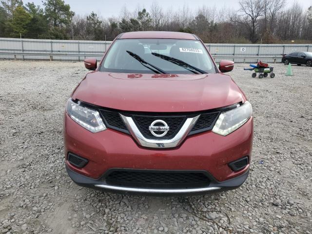 KNMAT2MT5FP565131 - 2015 NISSAN ROGUE S RED photo 5