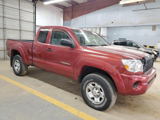 5TETU62N57Z432025 - 2007 TOYOTA TACOMA PRERUNNER ACCESS CAB RED photo 4