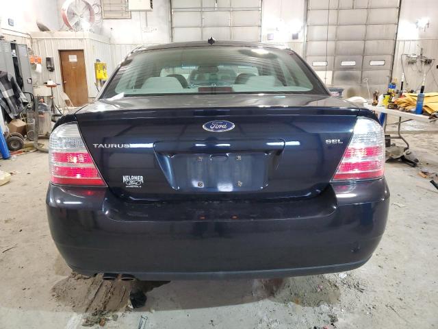 1FAHP24W18G127504 - 2008 FORD TAURUS SEL BLUE photo 6