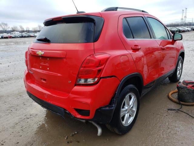 3GNCJPSB4HL149471 - 2017 CHEVROLET TRAX 1LT RED photo 3