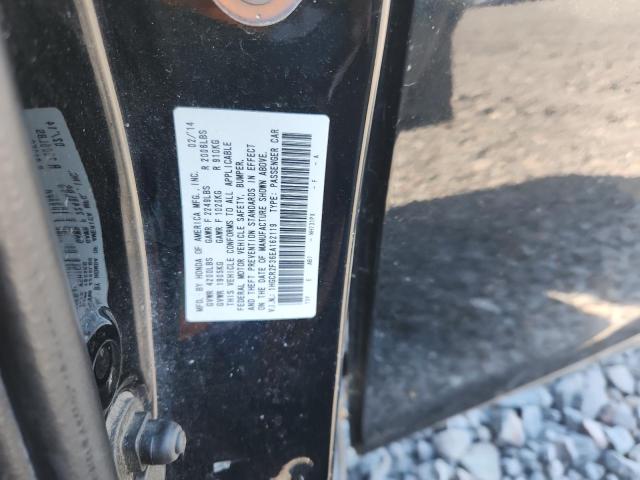 1HGCR2F36EA162119 - 2014 HONDA ACCORD LX შავი ფოტო 12