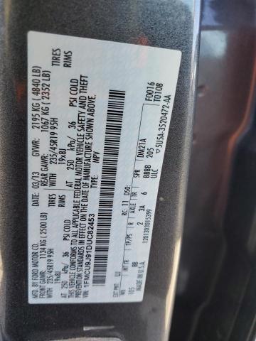 1FMCU9J91DUC82453 - 2013 FORD ESCAPE TITANIUM Boz foto 13