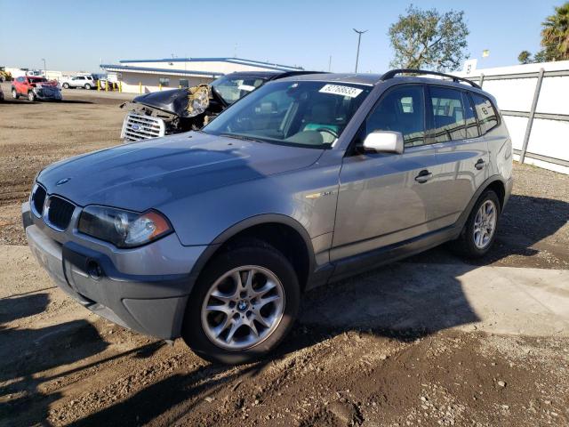 WBXPA73454WB25779 - 2004 BMW X3 2.5I SILVER photo 1