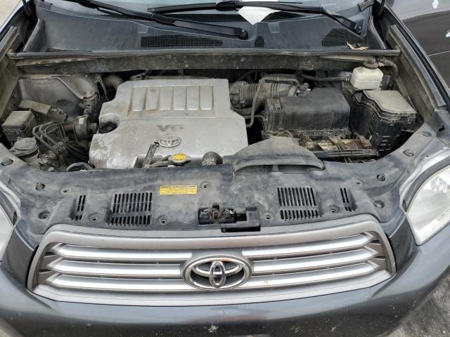 5TDJK3EH0AS009813 - 2010 TOYOTA HIGHLANDER SE CHARCOAL photo 11