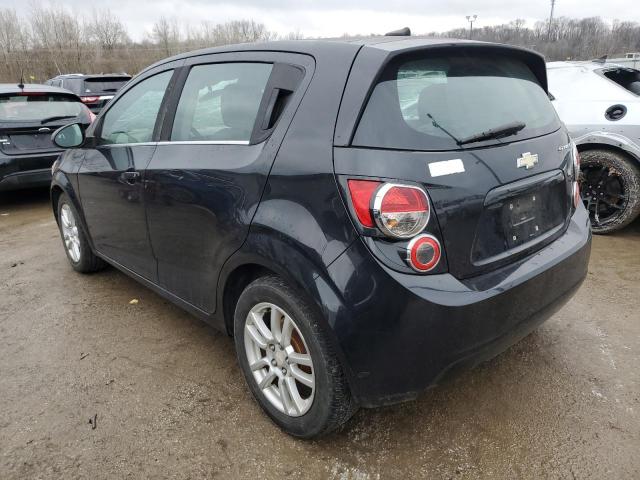 1G1JC6SG2D4189797 - 2013 CHEVROLET SONIC LT BLACK photo 2