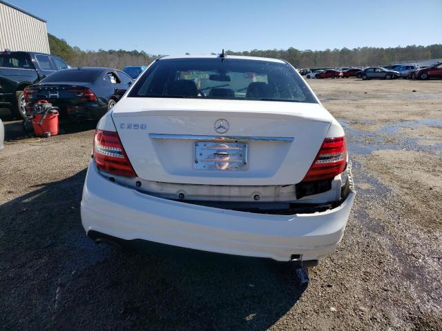 WDDGF4HB1DR298804 - 2013 MERCEDES-BENZ C 250 WHITE photo 6