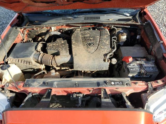 3TMAZ5CN1GM015449 - 2016 TOYOTA TACOMA DOUBLE CAB ORANGE photo 11