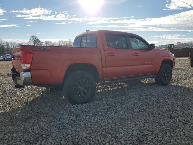 3TMAZ5CN1GM015449 - 2016 TOYOTA TACOMA DOUBLE CAB ORANGE photo 3