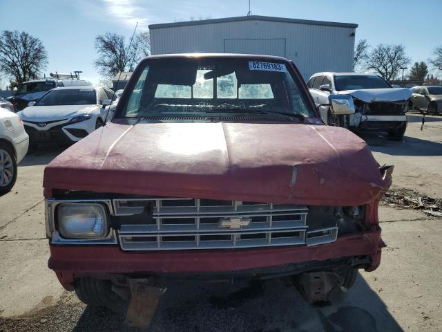 1GCBS14E1H8179810 - 1987 CHEVROLET S10 S10 RED photo 5