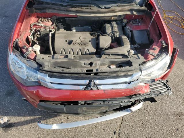 JA4AZ3A36FZ008512 - 2015 MITSUBISHI OUTLANDER SE RED photo 12