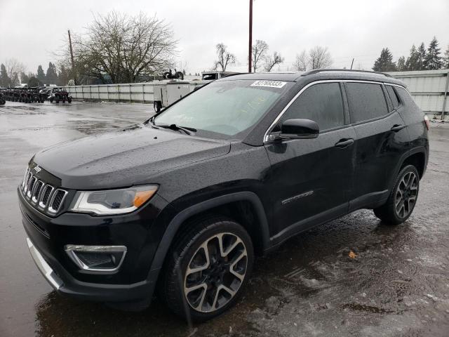 3C4NJDCB9HT628810 - 2017 JEEP COMPASS LIMITED BLACK photo 1