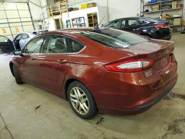 3FA6P0H74ER298802 - 2014 FORD FUSION SE ORANGE photo 2