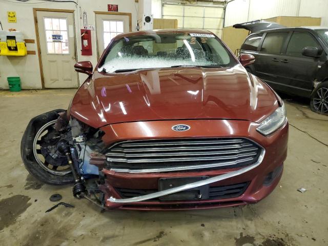 3FA6P0H74ER298802 - 2014 FORD FUSION SE ORANGE photo 5