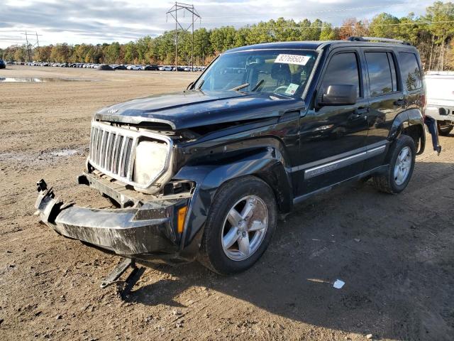 1C4PJLCK4CW116796 - 2012 JEEP LIBERTY LIMITED BLACK photo 1