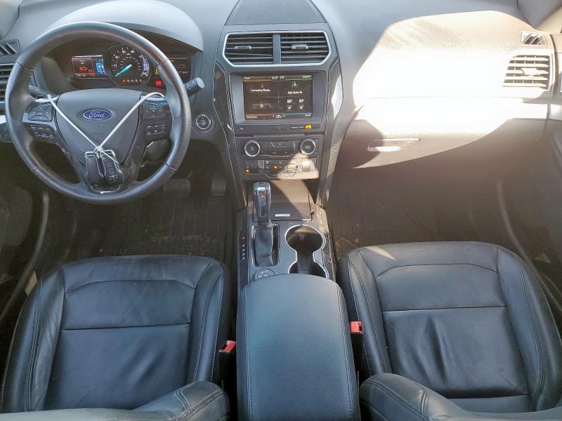 1FM5K8D87GGB18168 - 2016 FORD EXPLORER XLT BLACK photo 8