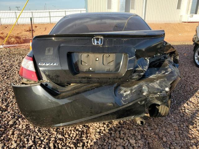 2HGFG12848H544931 - 2008 HONDA CIVIC EX BLACK photo 6