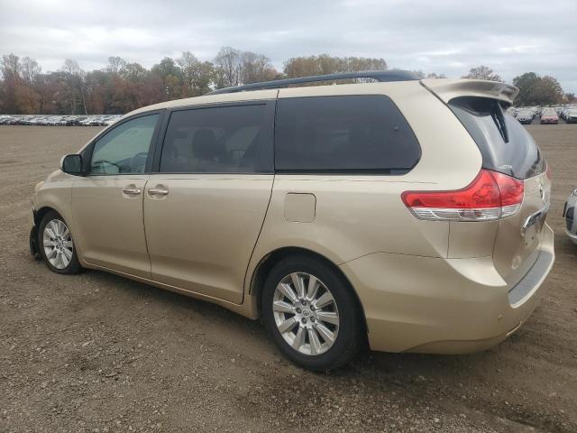 5TDYK3DC1BS036136 - 2011 TOYOTA SIENNA XLE 金色 照片 2