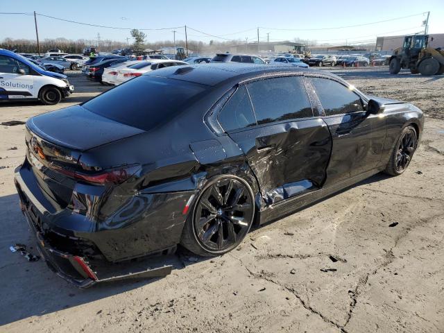 WBY43EJ04RCR86714 - 2024 BMW I7 EDRIVE50 BLACK photo 3