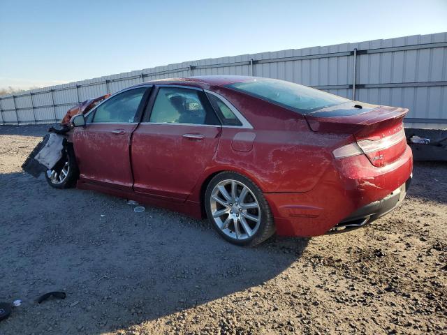 3LN6L2LU1GR611110 - 2016 LINCOLN MKZ HYBRID RED photo 2