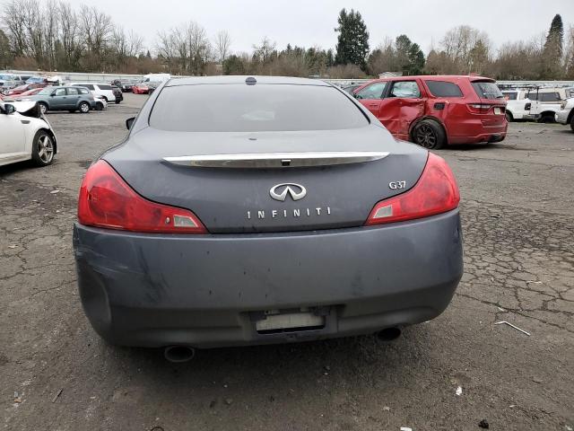 JNKCV64E68M109797 - 2008 INFINITI G37 BASE GRAY photo 6