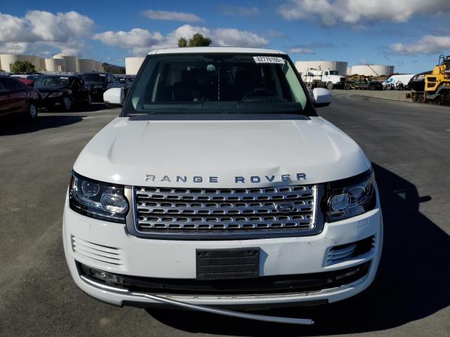 SALGS2WF6EA190526 - 2014 LAND ROVER RANGE ROVE HSE WHITE photo 5