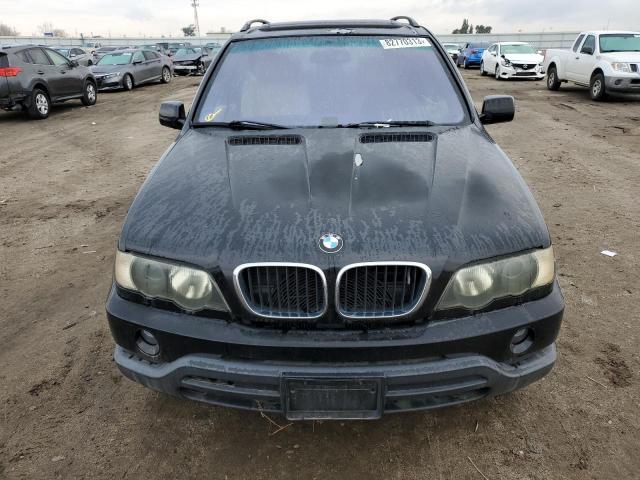 5UXFA53583LV89098 - 2003 BMW X5 3.0I BLACK photo 5