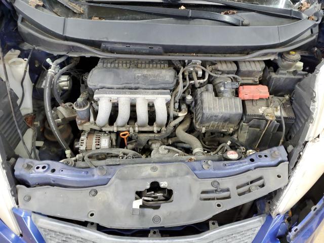 JHMGE8H47AS028226 - 2010 HONDA FIT SPORT ლურჯი ფოტო 12
