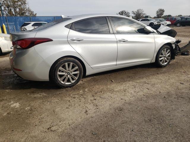 KMHDH4AEXFU355525 - 2015 HYUNDAI ELANTRA SE SILVER photo 3