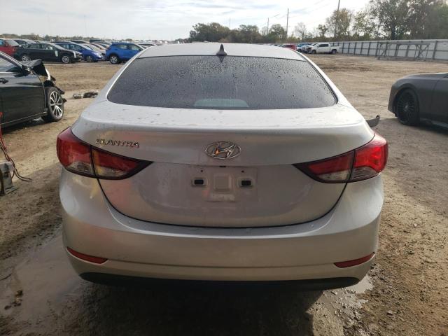 KMHDH4AEXFU355525 - 2015 HYUNDAI ELANTRA SE SILVER photo 6