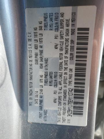3MZBM1U76EM110742 - 2014 MAZDA 3 SPORT SILVER photo 13