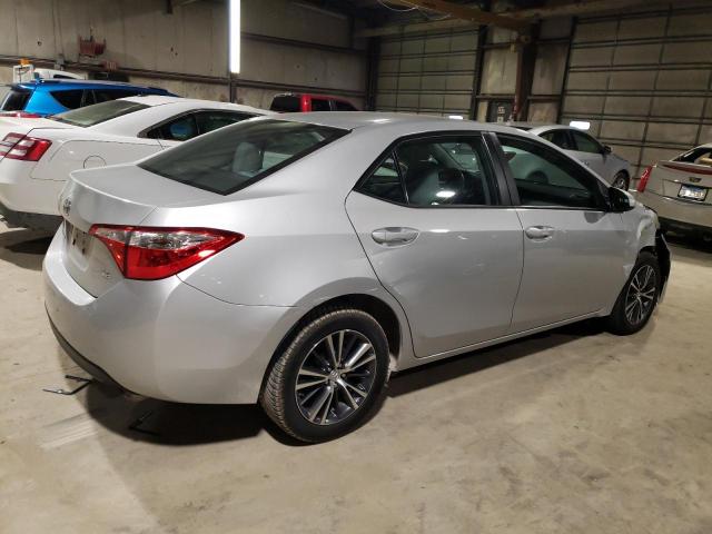 5YFBURHE9GP403489 - 2016 TOYOTA COROLLA L SILVER photo 3