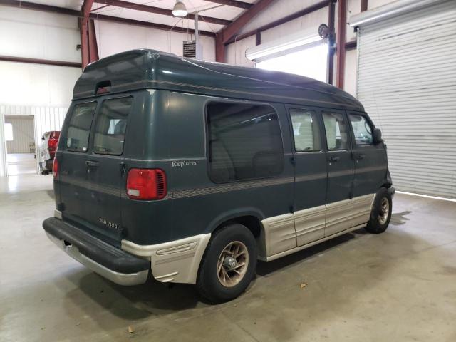 2B6HB11YX2K144930 - 2002 DODGE RAM VAN B1500 GREEN photo 3