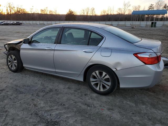 1HGCR2F32FA103487 - 2015 HONDA ACCORD LX SILVER photo 2