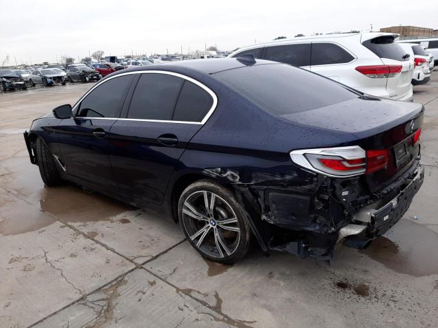 WBAJA5C58KBX87905 - 2019 BMW 530 I BLUE photo 2