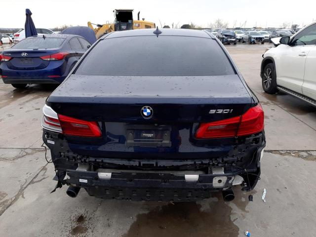 WBAJA5C58KBX87905 - 2019 BMW 530 I BLUE photo 6