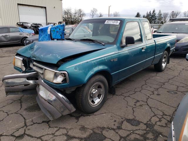 1FTCR14U3TPA54202 - 1996 FORD RANGER SUPER CAB TEAL photo 1