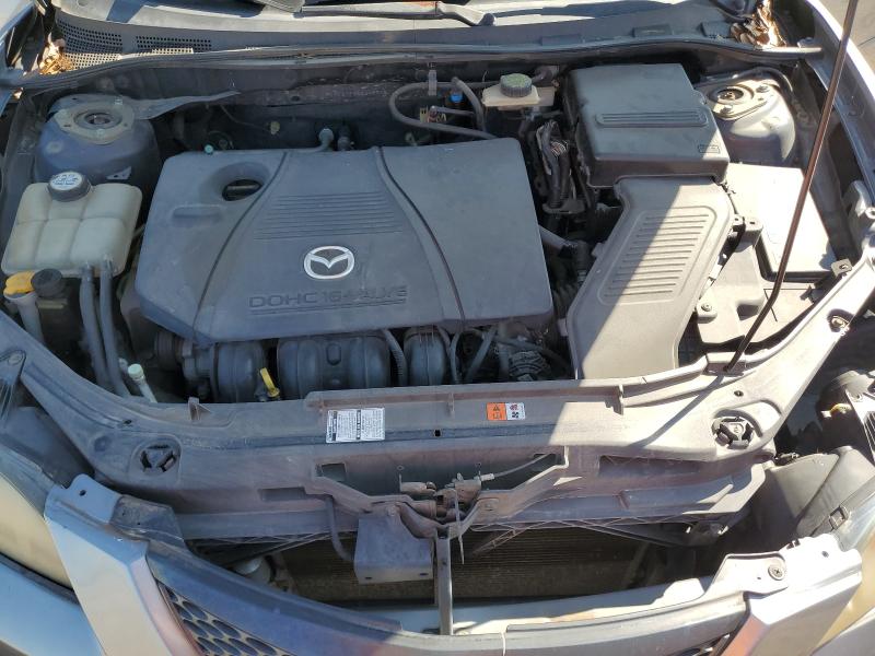 JM1BK12F051292969 - 2005 MAZDA 3 I SILVER photo 11