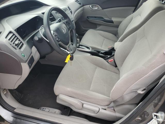 2HGFB2F56CH304812 - 2012 HONDA CIVIC LX ნაცრისფერი ფოტო 7