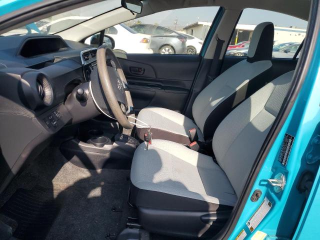 JTDKDTB37J1613976 - 2018 TOYOTA PRIUS C Turquesa foto 7