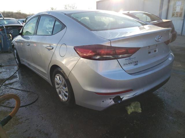 5NPD74LF9JH299027 - 2018 HYUNDAI ELANTRA SE SILVER photo 2