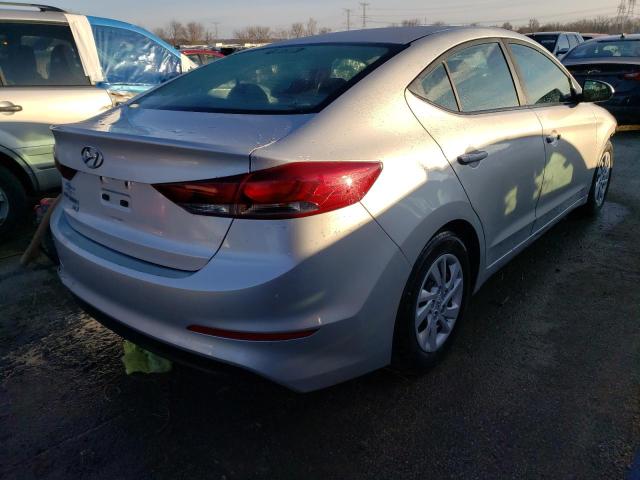 5NPD74LF9JH299027 - 2018 HYUNDAI ELANTRA SE SILVER photo 3