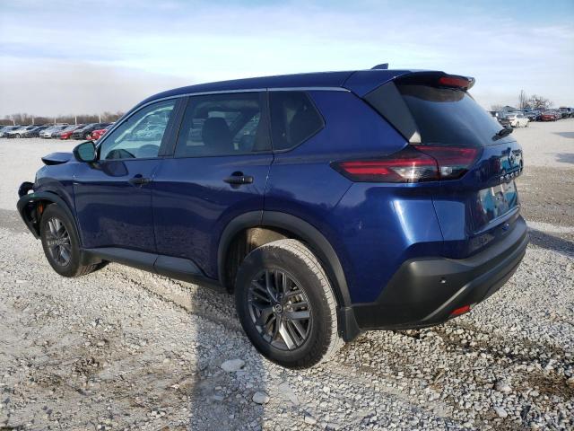 5N1AT3AA5MC838531 - 2021 NISSAN ROGUE S BLUE photo 2