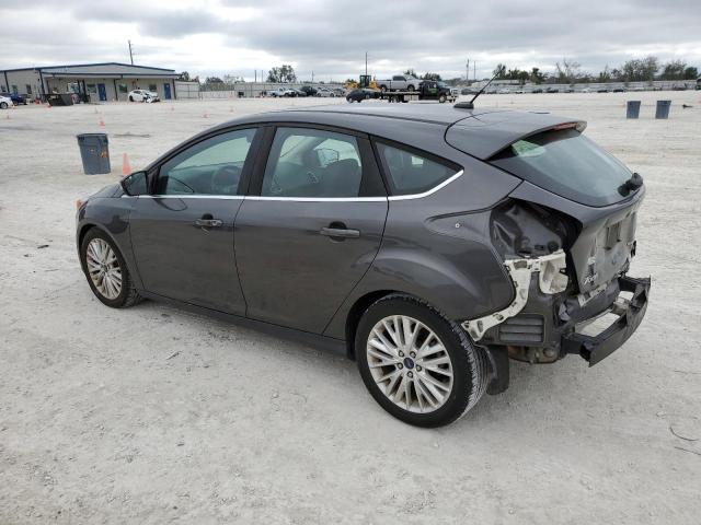 1FADP3N27FL338324 - 2015 FORD FOCUS TITANIUM GRAY photo 2