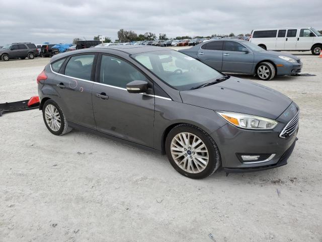 1FADP3N27FL338324 - 2015 FORD FOCUS TITANIUM GRAY photo 4