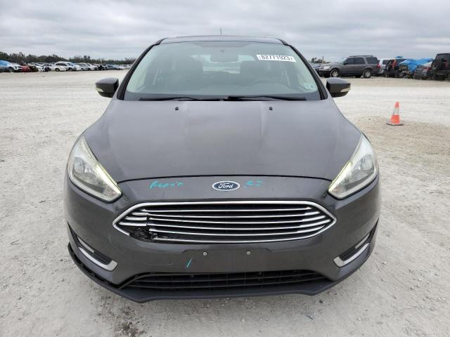 1FADP3N27FL338324 - 2015 FORD FOCUS TITANIUM GRAY photo 5