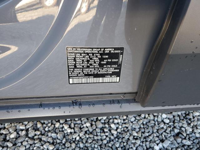 1V2WNPE85PC031402 - 2023 VOLKSWAGEN ID.4 PRO S ნაცრისფერი ფოტო 13