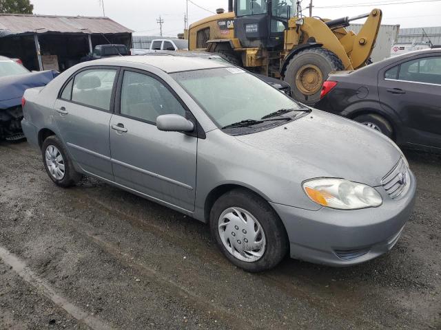 1NXBR32E93Z030129 - 2003 TOYOTA COROLLA CE GRAY photo 4